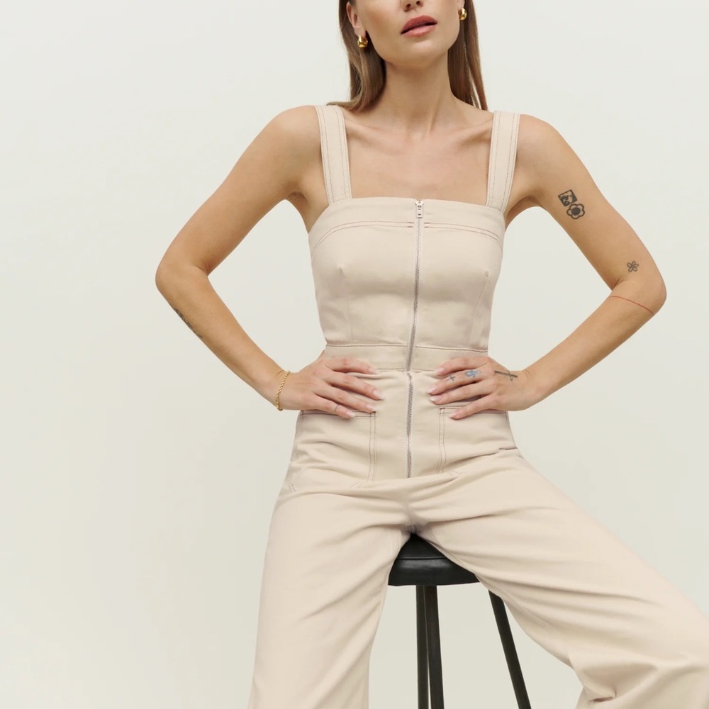 Reformation Ren Twill Jumpsuit